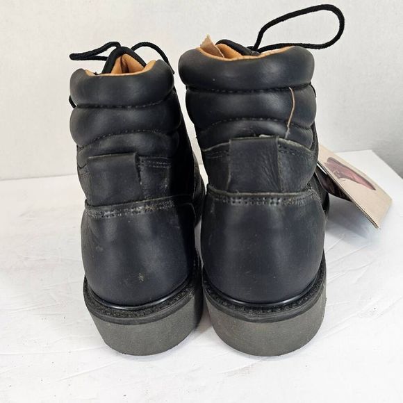 Carolina Men's Bushwacker Steel Toe Work Boots Black 8 New - Picture 8 of 11